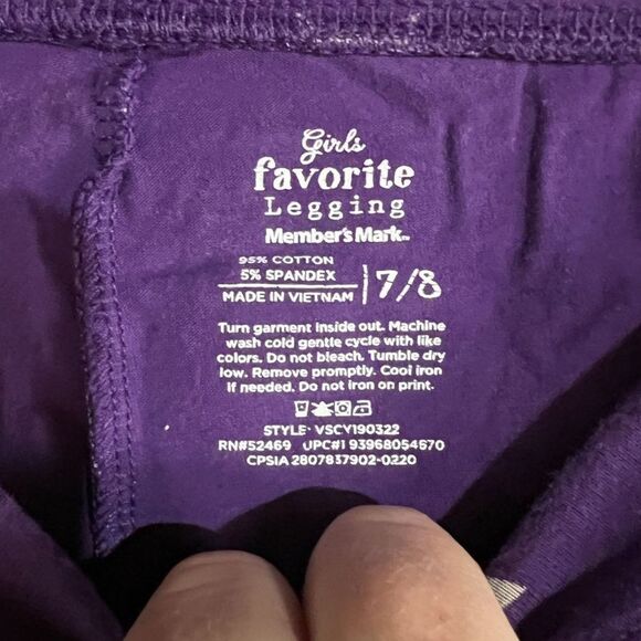 BUNDLE OF 2 GIRLS FAVORITE LEGGINGS - Picture 9 of 10